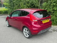 Used Ford Fiesta Titanium 2008 Red Hatchback