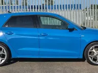 Used Audi A1 Sportback S-Line 116 HP (85 kW) 2019 Blue Hatchback