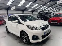 Used Peugeot 108 Allure 82 HP (60 kW) 2016 White Hatchback