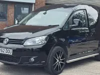 Used VW Caddy 102 HP (75 kW) 2012 Black MPV