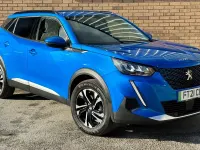 Used Peugeot e-2008 Allure 50 kW (68 HP) 2021 Blue SUV