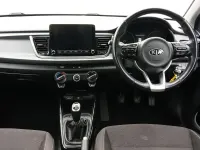 Used Kia Rio 99 HP (72 kW) 2021 Blue Hatchback