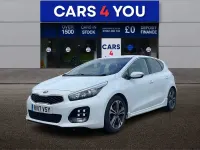 Used Kia Ceed GT-Line 136 HP (100 kW) 2017 White Hatchback