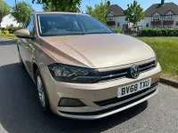 Used VW Polo SE 95 HP (69 kW) 2018 Beige Hatchback