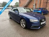 Used Audi A5 Cabriolet S-Line 2013 Blue Cabriolet