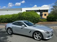 Used Mercedes SL500 435 HP (319 kW) 2013 Iridium silver metallic Cabriolet