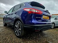 Begagnad Nissan Qashqai Tekna 2017 Blå SUV