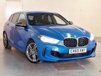 Used BMW M135 Comfort Edition 306 HP (225 kW) 2019 Blue Hatchback
