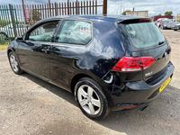 Used VW Golf VII Match 125 HP (91 kW) 2015 Black Hatchback