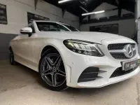 Used Mercedes C200 AMG line 198 HP (145 kW) 2020 White Cabriolet