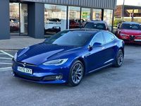 Used Tesla Model S Long Range AWD 397 kW (541 HP) 2020 Blue Hatchback