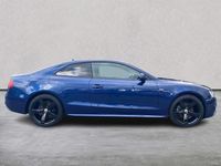 Used Audi A5 Black Edition 177 HP (130 kW) 2015 Blue Coupe