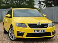 Used Skoda Octavia vRS 2015 Yellow Estate