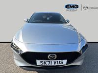 Begagnad Mazda 3 Inclusive 122 HK (89 kW) 2021 Silver Halvkombi
