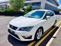 Used Seat Leon FR 184 HP (135 kW) 2015 White Hatchback