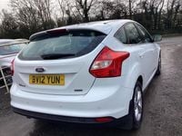 Used Ford Focus Zetec 2012 White Hatchback