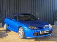 Used MG F 160 HP (117 kW) 2003 Blue Cabriolet