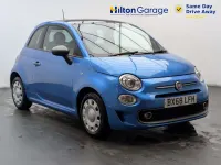 Second-hand Fiat 500 S 69 CP (50 kW) 2018 Albastru Hatchback