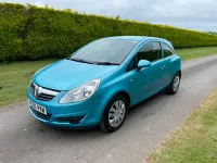 Used Vauxhall Corsa 85 HP (62 kW) 2010 Blue Hatchback