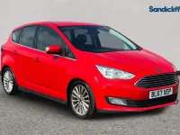Used Ford C-MAX Titanium 125 HP (91 kW) 2018 Red MPV