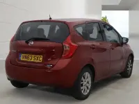 Used Nissan Note Acenta Premium 80 HP (58 kW) 2013 Red Hatchback