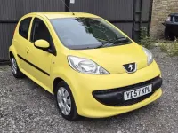 Used Peugeot 107 68 HP (50 kW) 2007 Yellow Hatchback