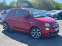 Used Fiat 500 S 2015 Red Cabriolet