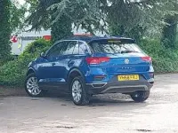 Used VW T-Roc SE 115 HP (84 kW) 2018 Blue SUV