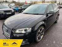 Used Audi A3 Sportback S-Line 2012 Black Hatchback