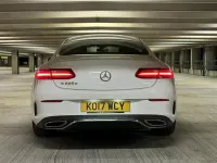 Used Mercedes E220 AMG line 2017 White Coupe