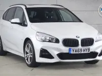 Used BMW 220 Active Tourer M Sport 189 HP (139 kW) 2019 White MPV
