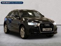 Used Audi Q3 S-Line 150 HP (110 kW) 2018 Black SUV