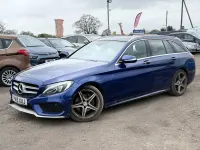 Used Mercedes C220 AMG line 2015 Blue Estate