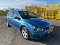 Begagnad VW Golf VII Match 110 HK (80 kW) 2014 Blå Halvkombi