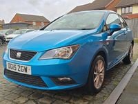 Begagnad Seat Ibiza 2015 Blå Halvkombi
