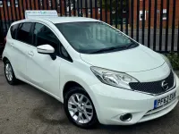 Used Nissan Note Acenta Premium 90 HP (66 kW) 2014 White Hatchback