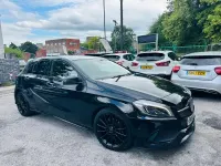 Used Mercedes A200 AMG Line Premium 136 HP (100 kW) 2016 Black Hatchback