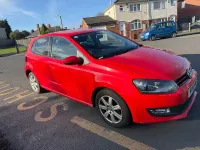 Used VW Polo Match 60 HP (44 kW) 2011 Red Hatchback
