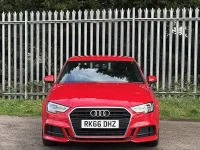 Used Audi A3 S-Line 150 HP (110 kW) 2016 Red Sedan