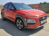 Used Hyundai Kona Premium SE 2018 Orange SUV