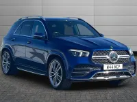 Used Mercedes GLE450 AMG AMG line 384 HP (282 kW) 2020 Blue SUV