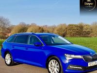 Used Skoda Superb SE Technology 150 HP (110 kW) 2022 Blue Estate