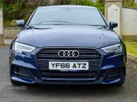 Used Audi A3 S-Line 150 HP (110 kW) 2016 Blue Sedan