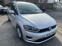 used VW Golf Sportsvan 1.6 TDI S AUTOMATIC/DSG 5DR MPV IN SILVER