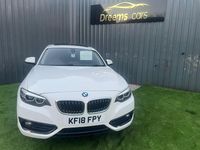 Used BMW 218 Sport Line 136 HP (100 kW) 2018 White Coupe