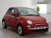 Used Fiat 500 Lounge 69 HP (50 kW) 2014 Red Hatchback