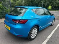 Used Seat Leon SE 110 HP (80 kW) 2016 Blue Hatchback
