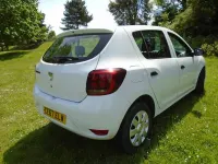 Used Dacia Sandero Ambiance 2017 White Hatchback