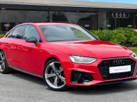 Used Audi A4 Black Edition 147 HP (108 kW) 2024 Red Sedan