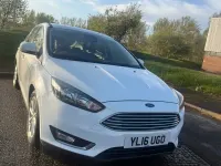Used Ford Focus Titanium 98 HP (72 kW) 2016 White Hatchback